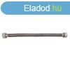 Nyjthat inox flexibilis bordscs 20 - 40 cm, 1/2" BB