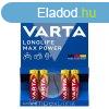 VARTA LR03 AAA Longlife Max Power B4