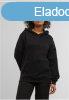 Urban Classics Ladies Organic Loose Brushed Fleece Hoody bla