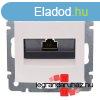 Legrand Valena 1xRJ45 LCS2 Cat.6 STP aljzat, fehr, Legrand 