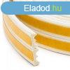 ntapads ajt- ablakszigetel (E profil, 6 m, fehr 9 mm)