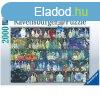 Ravensburger Puzzle 2000 db A mregkever szekrny