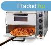 Pizzast ktszintes ipari kemence cordierit kves 3000W