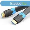 Vention Flat HDMI A male - HDMI A male cable 5m Black