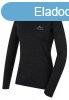 HUSKY MERINO SHIRT DL MEROW ZIPS L fekete