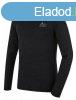 HUSKY MERINO SHIRT DL MEROW ZIPS M fekete