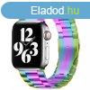 XPRO? Apple Watch rozsdamentes vastag acél szíj szivárvány A