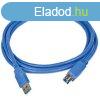 Gembird USB-A 3.0 -> USB-B 3.0 M/M adatkbel 0.5m kk