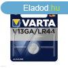 Elem varta v13ga /lr44/ 1,5v gombelem elektromos 