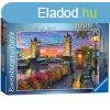 Ravensburger: Puzzle 1 000 db - Tower Bridge naplementben