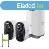 Baseus N1 Plus 2K Outdoor Camera Set (White)