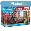 Playmobil: Starter Pack - Kaszkadr motorral s tzes karik