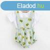 Muslin babakszlet Rvidnadrg s Pl New Baby Avocado