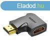 HDMI 90 degree Adapter Vention 4K 60Hz, AIQB0 (Black)