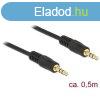 DELOCK kbel Stereo jack 3.5mm 3 pin male / male sszekt 0