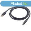 Gembird USB-C -> USB-A 2.0 M/M adatkbel 1m fekete