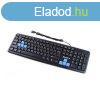 APEDRA Vezetkes billentyzet, K-816, USB HUN Fekete