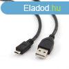 Gembird USB-A 2.0 -> USB-B 2.0 micro M/M adatkbel 3m fek