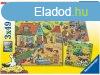 Ravensburger: Puzzle 3x49 db - let a farmon