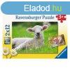 Ravensburger Puzzle 2x12 db - llatok a farmon