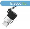 XO NB149-A Adapter microUSB Type-C (fekete)