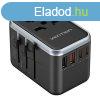 Vention FJFB0 GaN 2xUSB-C 2xUSB-A Universal Travel Adapter 6