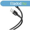 XO NB212 kbel USB / Lightning 1M 2.1A fekete