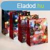 Ajándéktasak - 10 színes LED, papír - 265 x 127 x 330 mm - 4