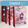 Ajándéktasak - 10 hidegfehér LED, papír - 330 x 102 x 457 mm
