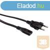 KAB Roline Hlzati tpkbel Europlug C7 - fekete - 5m