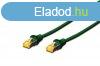 Digitus CAT6A S-FTP Patch Cable 0,25m Green