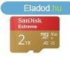 Sandisk 2TB microSDXC Class 10 U3 V30 A2 Extreme + adapterre