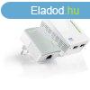 TP-LINK Powerline AV600 2x100Mbps + Wireless N-es 300Mbps, T