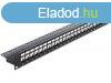 DeLock 19? Keystone Patch Panel 24 Port Black