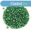 Miyuki kocka gyngy - 16 - Silver Lined Green - 1.8mm