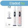 Oral-B iO6 elektromos fogkefe DuoPack White + Pink