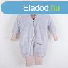 Luxus baba tli kezeslbas New Baby Teddy bear szrke rzsas