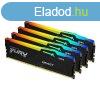 Kingston 64GB DDR5 5200MHz Kit(4x16GB) Fury Beast RGB Black