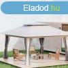 Kerti sszecsukhat pavilon party stor pergola 4x4m sznyog