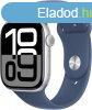 Apple Watch S10 GPS 46mm Silver Alu Case with Denim Sport Ba