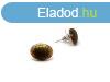 Flbeval ovlis zldes labradorit 12x16mm