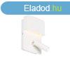 Modern fali lámpa fehér, LED-del USB-vel és olvasólámpával -