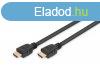 Assmann HDMI Ultra High Speed connection cable, type A 3m Bl