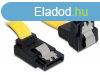 DeLock Cable SATA 6 Gb/s up/down metal 50cm