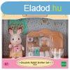 SylvanianFamilies: Csoki Nyuszi bty frdszoba btorral