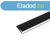 EL-92CR SHELF PROFILE FOR LED STRIP 2.5M, BLACK