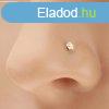 585 arany orr piercing, egyenes szr - csillog cirknia t