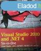 Visual Studio 2010 and .NET 4 Six-in-One - Novk Istvn, Vel