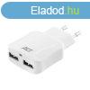 ACT AC2115 USB Charger 2-port 2.4A 12W Smart IC White