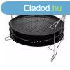 Kinghoff 4 rszes pizzaforma tapadsmentes bevonattal - 32 